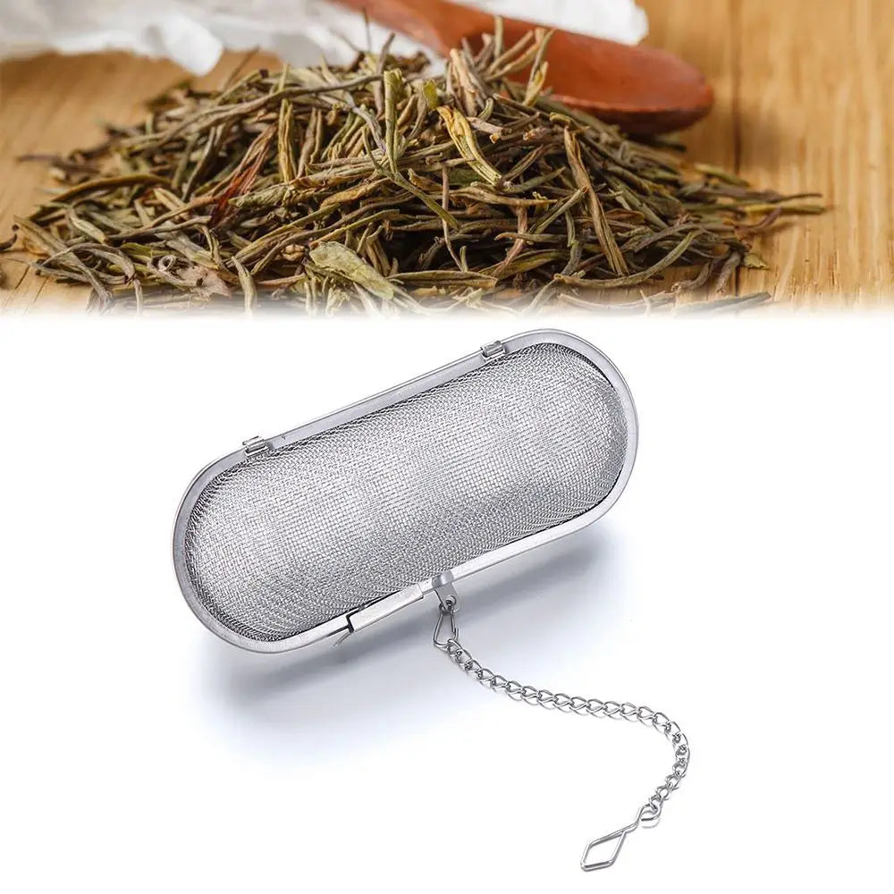 Stainless Steel Tea Strainer Infuser Ball with Hook | Spice Filter Tea Strainer Infuser Richie's