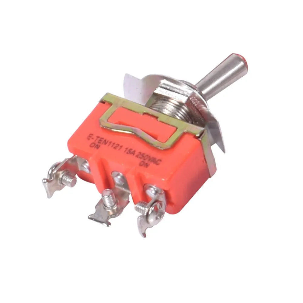 Mini ON-ON Toggle Switch 3-Pin SPDT 15A 250V AC E-TEN1121 Toggle Switch Richie's