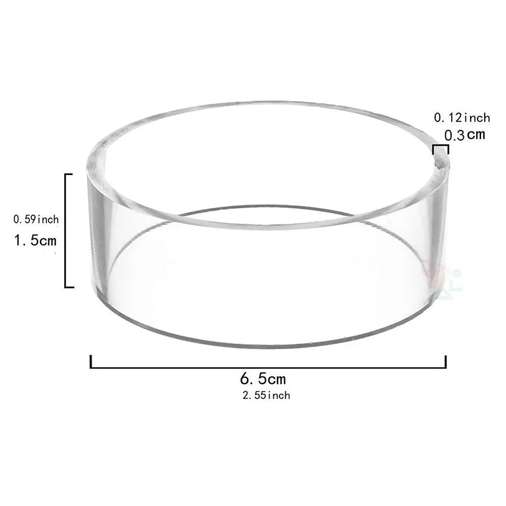 Clear Ball Display Stand Ring – Golf Baseball Holder Ball Display Stand Richie's