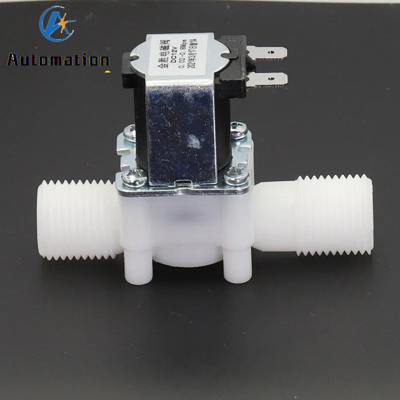 1/2" Plastic Solenoid Water Valve 12V 24V 220V NC/NO G1/2" Solenoid Water Valve Richie's