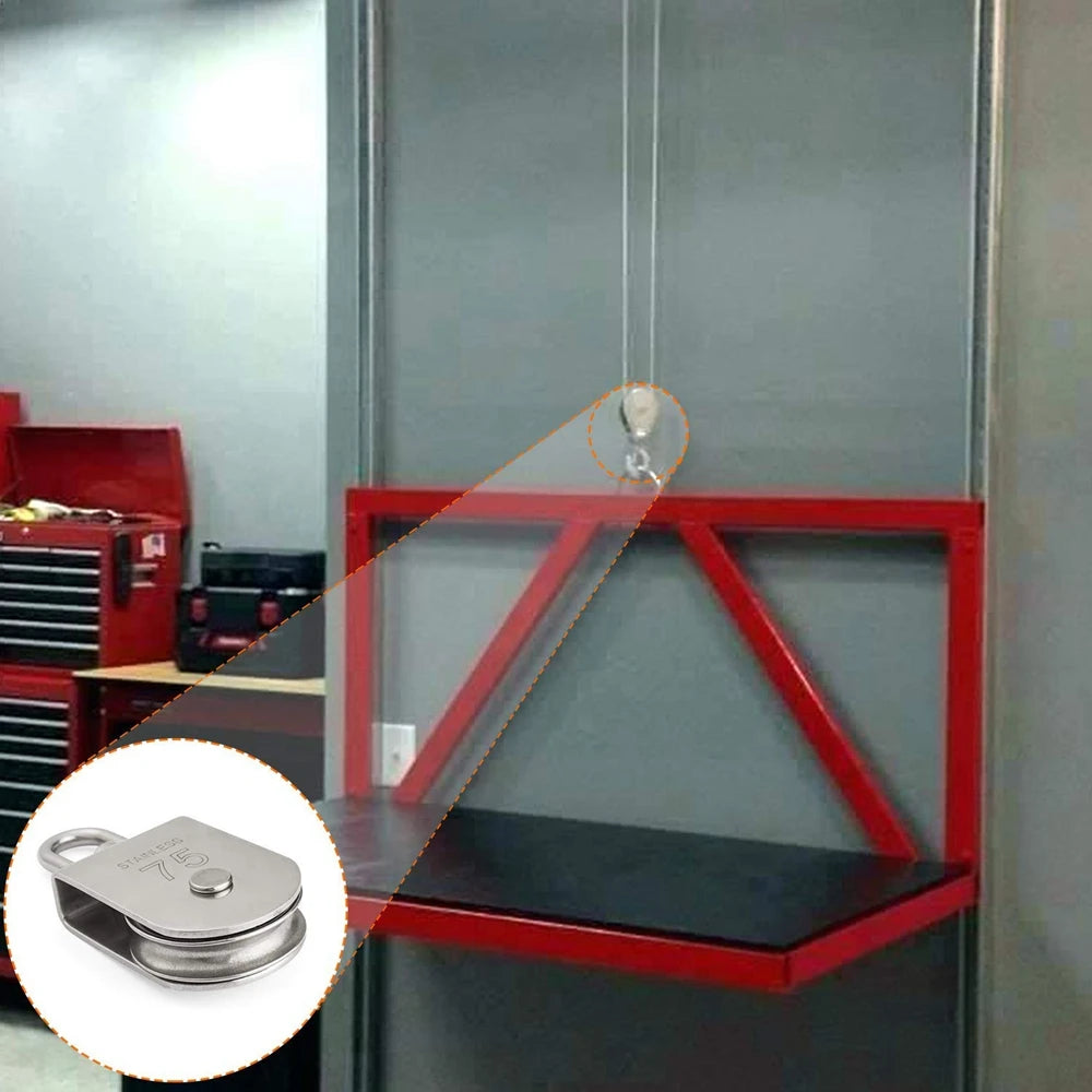 M75 Stainless Steel Swivel Pulley Block 1322 lbs Heavy Duty Hoist Swivel Pulley Block Richie's