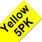HSe-231 Heat Shrink Tube Label Tape 12mm – Brother P-touch Heat Shrink Label Tape Richie's 5PK Black on Yellow 9mm