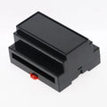DIN Rail Junction Box Plastic Enclosure 107×87×59mm Wall Mount DIN Rail Enclosure Richie's black