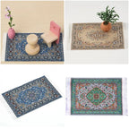 Miniature Turkish Style Dollhouse Carpet – Mini Woven Rug Dollhouse Miniature Rug Richie's