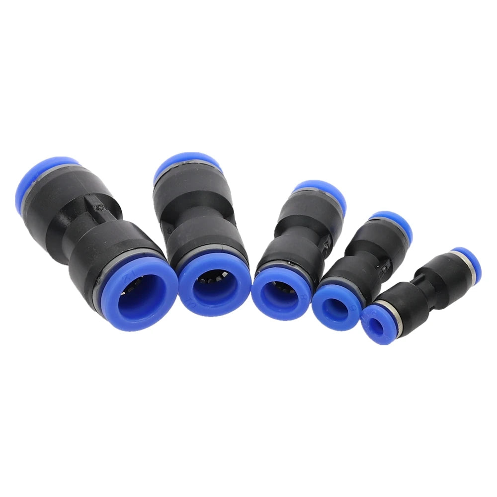 Push-In Straight Reducer Pneumatic Fitting 4mm–16mm Hose Pneumatic Hose Fitting Richie's