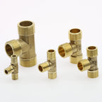 BSP Male Tee Brass Pipe Fitting 1/8" 1/4" 3/8" 1/2" – 3-Way Brass Pipe Fitting Richie's