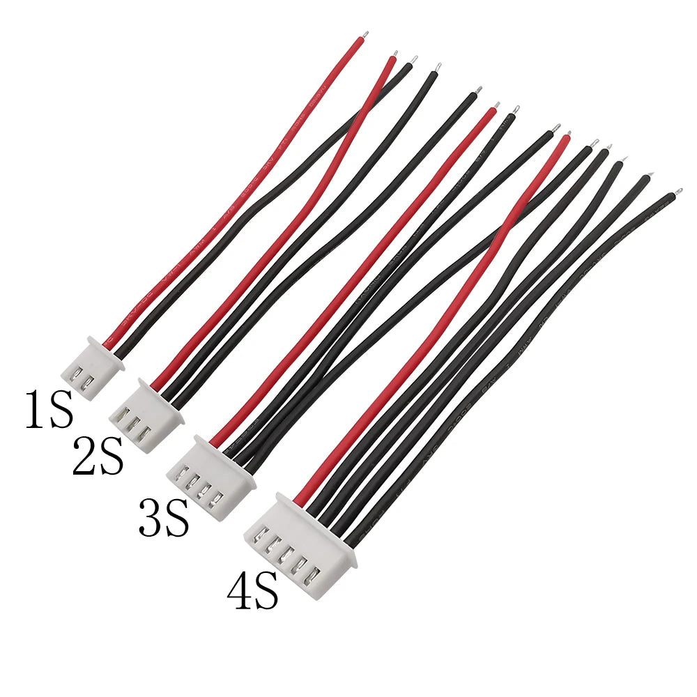 JST XH LiPo Balance Charger Connector 1S–7S 22AWG Silicone Battery Connector Cable Richie's