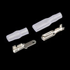 50 Sets 2.8mm Crimp Terminals Female Male Spade Wire Connectors Crimp Wire Terminals Richie's 50Sets(200pcs)