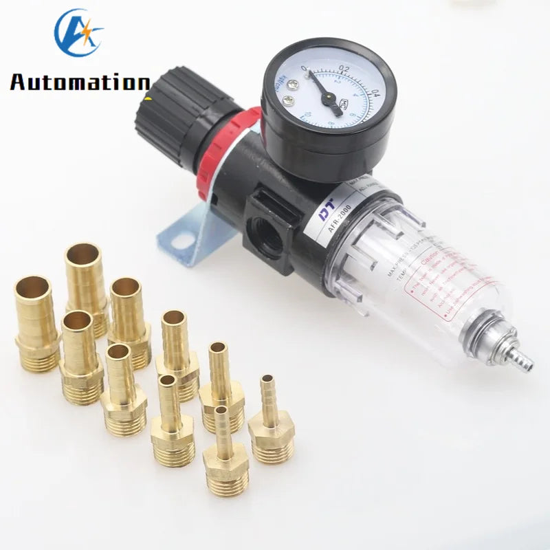 AFR2000 Pneumatic Filter Regulator 1/4" with Pressure Gauge Pneumatic Filter Regulator Richie's