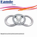 Kande Flat Thrust Ball Bearings 51111–51115 ABEC-1 Steel Thrust Ball Bearing Richie's 51111 55x78x16mm