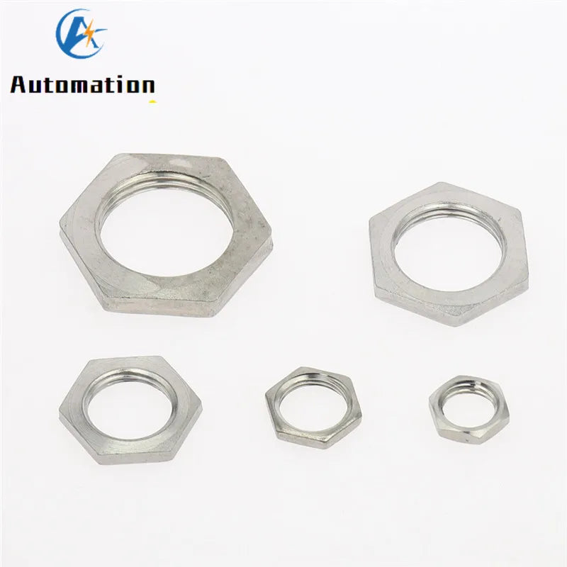 SS 304 Stainless Steel BSP Hex Nut Pipe Fitting 1/8"–1-1/2" Pipe Fitting Richie's