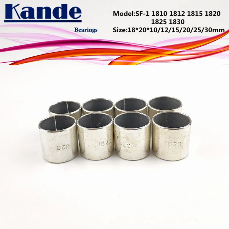 SF-1 Self Lubricating Sleeve Bearing Bushing 18x20mm 6 Sizes Sleeve Bearing Bushing Richie's