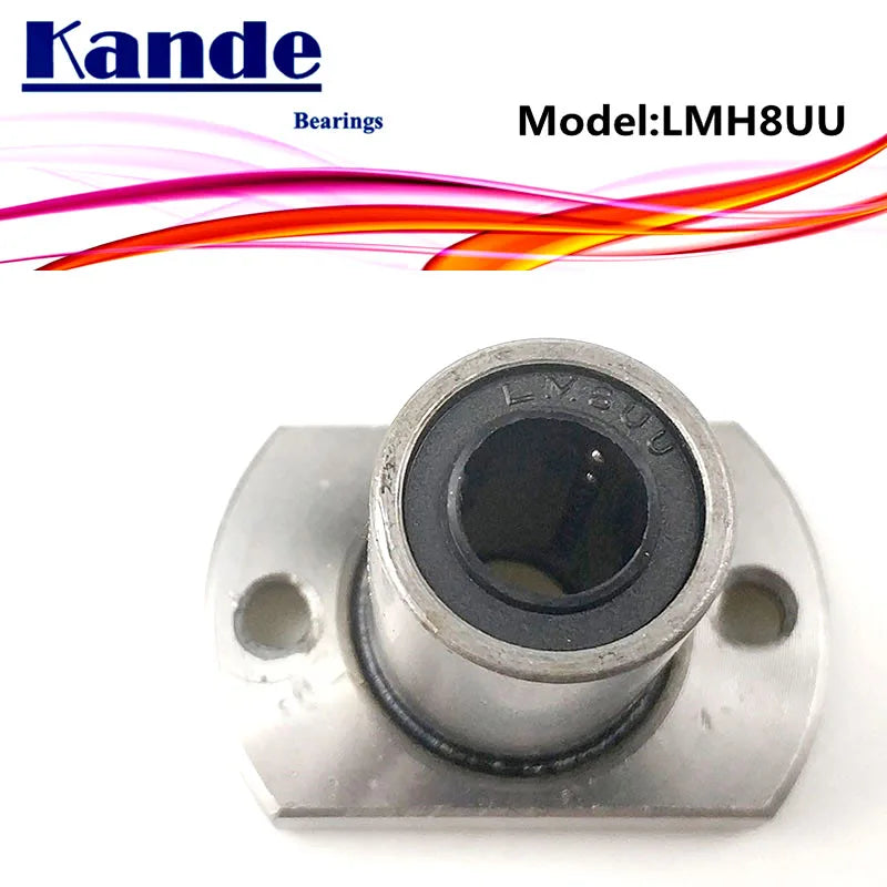 LMH8UU Round Flange Linear Ball Bearing 8mm for 3D Printer Linear Ball Bearing Richie's