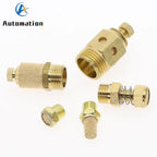 Brass Pneumatic Exhaust Muffler BSP 1/8 1/4 3/8 1/2 Silencer Pneumatic Muffler Fitting Richie's