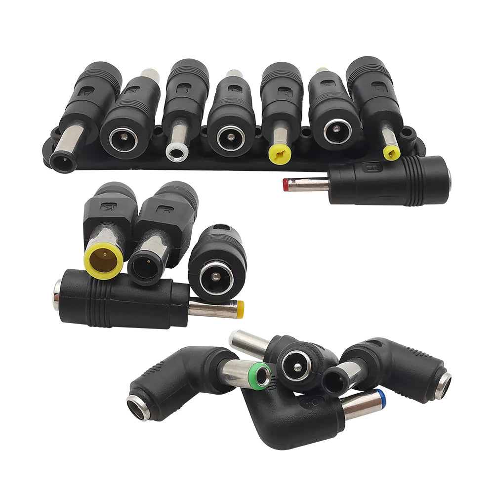 DC Power Jack Adapter Set 5.5x2.1mm Female to Multi Male Tips DC Power Adapter Richie's