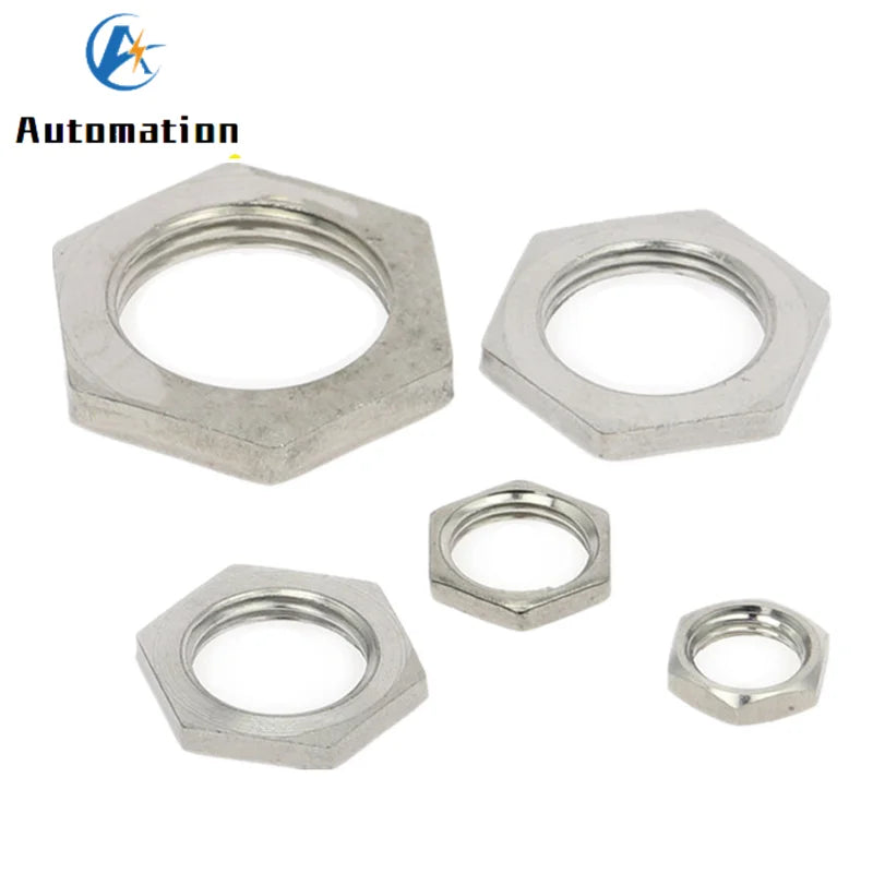 SS 304 Stainless Steel BSP Hex Nut Pipe Fitting 1/8"–1-1/2" Pipe Fitting Richie's 3/4"