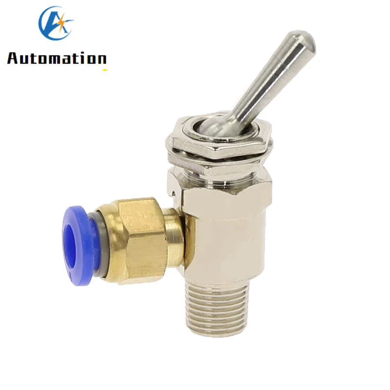 TAC2-3V Pneumatic Toggle Valve 2-Position 3-Way M5 & 1/8" Thread Pneumatic Toggle Valve Richie's