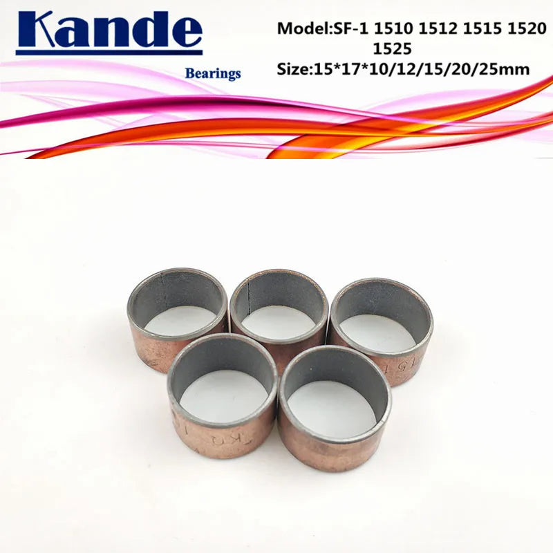 SF-1 Self Lubricating Sleeve Bearing Bushing 15x17mm – 5 Sizes Sleeve Bearing Bushing Richie's