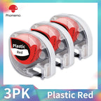 Dymo LetraTag Compatible Label Tapes 91331 for Phomemo P12 5-Pack