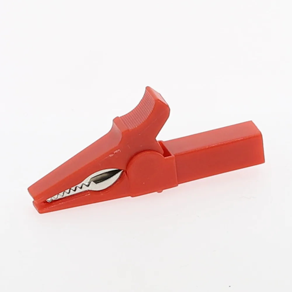 55mm HV Alligator Clip for 4mm Banana Plug Multimeter Probes Test Clip Accessory Richie's Red