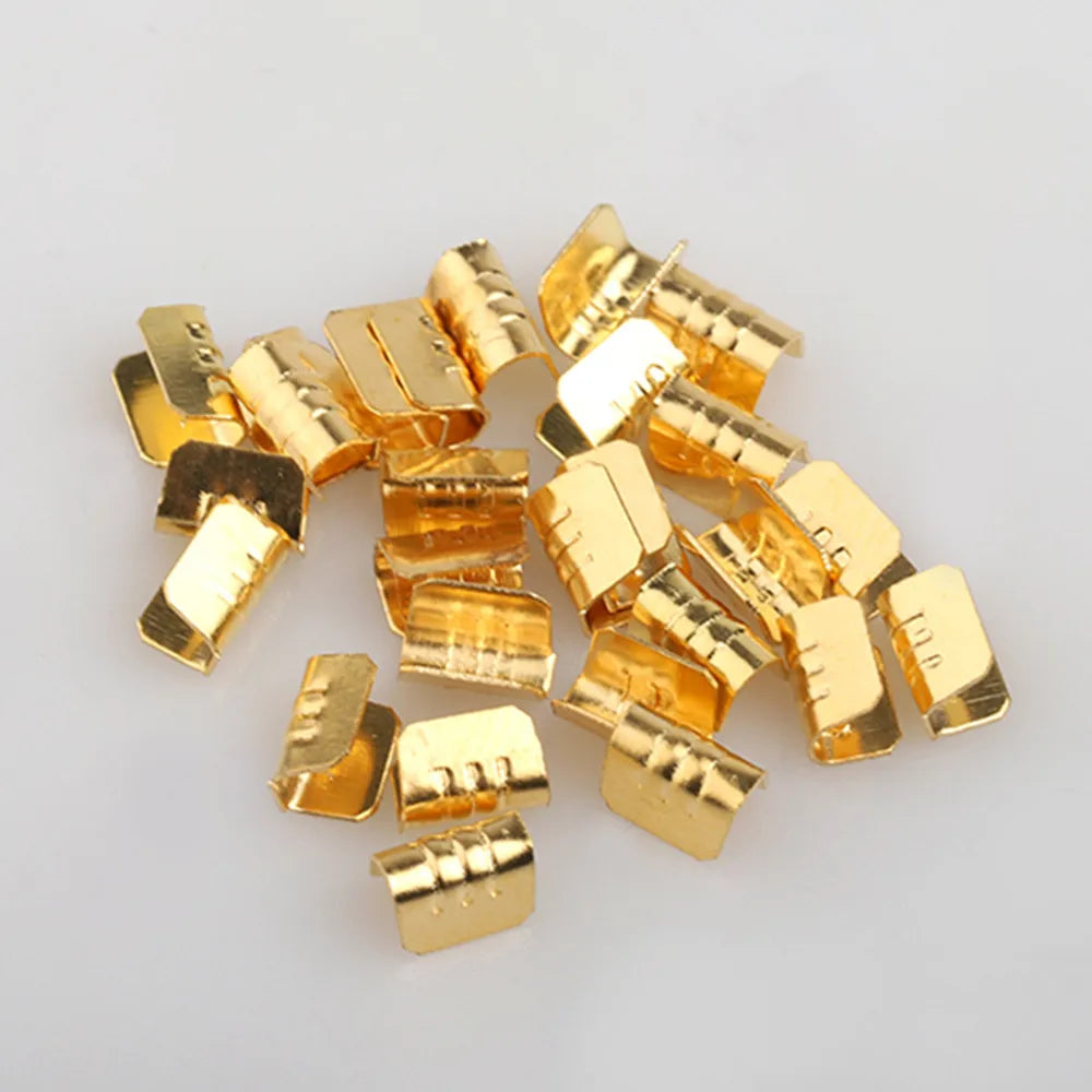 100pcs U-Shaped Brass Crimp Terminals DJ454T 0.5–1.5mm² Crimp Terminal Connectors Richie's