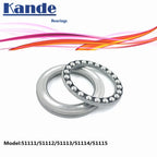 Kande Flat Thrust Ball Bearings 51111–51115 ABEC-1 Steel Thrust Ball Bearing Richie's