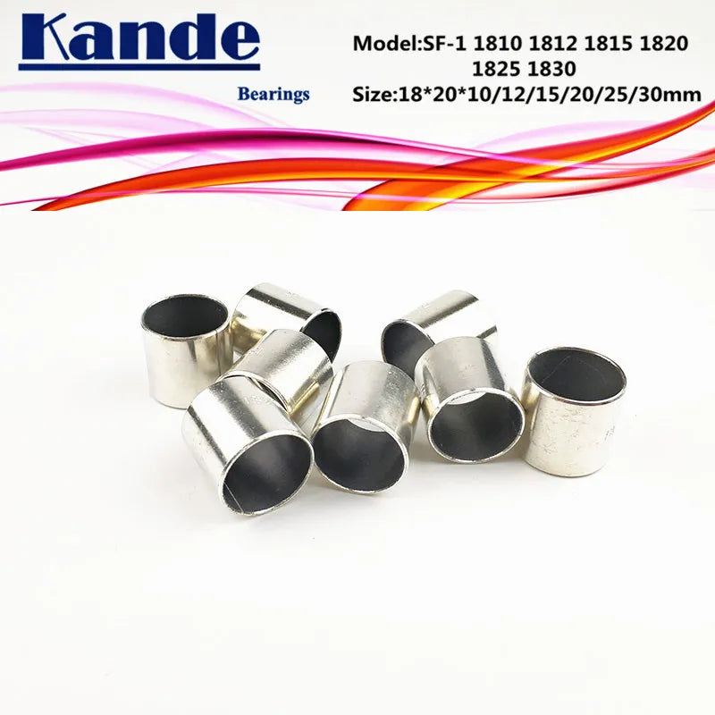 SF-1 Self Lubricating Sleeve Bearing Bushing 18x20mm 6 Sizes Sleeve Bearing Bushing Richie's