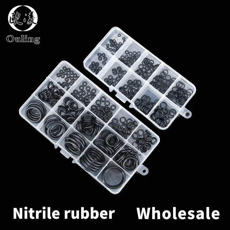 NBR Nitrile O-Ring Assortment Kit – Oil & Water Resistant Gaskets O-Ring Gasket Kit Richie's