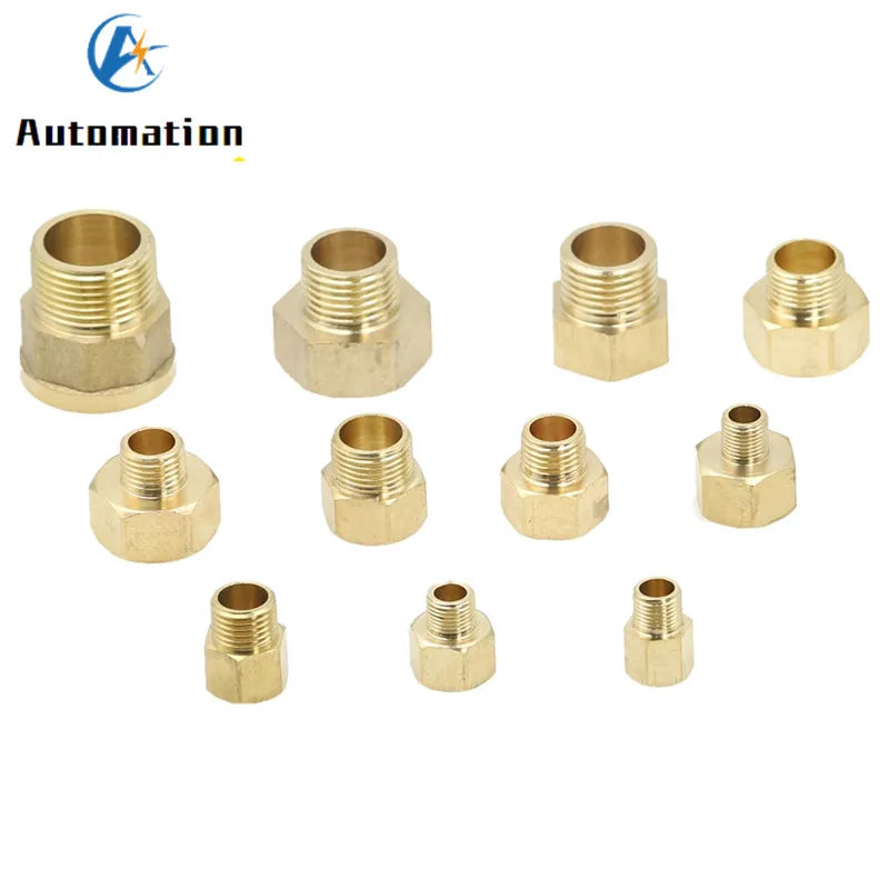 Brass BSP Male to Female Pipe Adapter 1/8"–3/4" Fitting Brass Pipe Fitting Richie's