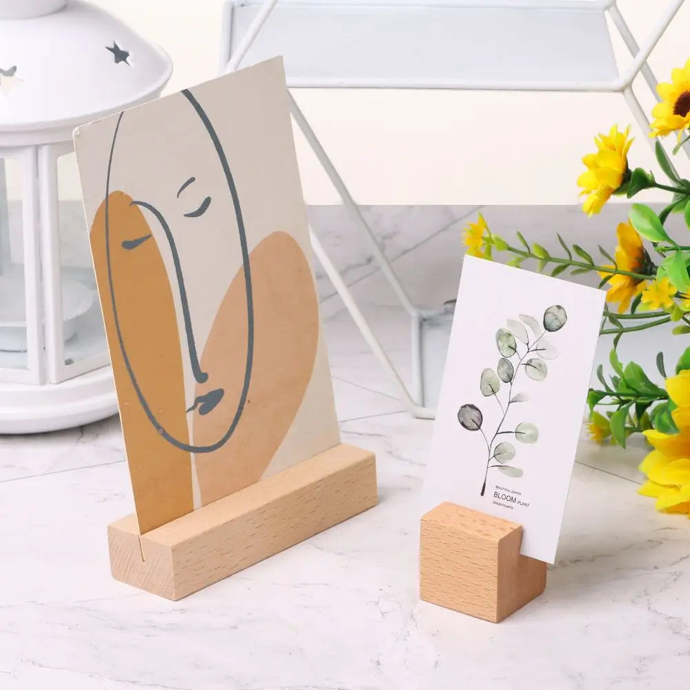 Wood Card Holder Stand – Wedding Place Cards & Table Numbers Card Holder Stand Richie's