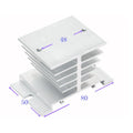 DC-DC Solid State Relay SSR 10DD 25DD 40DD Single Phase CE Solid State Relay Richie's SSR-Silver Radiator