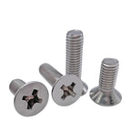 304 Stainless Steel Phillips Countersunk Screws M2–M8, 3–100mm Machine Screws Richie's M3 50pcs 8mm