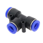 Push-In Y-Shape 3-Way Pneumatic Fitting 4mm–12mm Air Hose Pneumatic Tube Fitting Richie's PE 16mm
