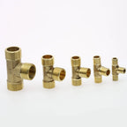 BSP Male Tee Brass Pipe Fitting 1/8" 1/4" 3/8" 1/2" – 3-Way Brass Pipe Fitting Richie's