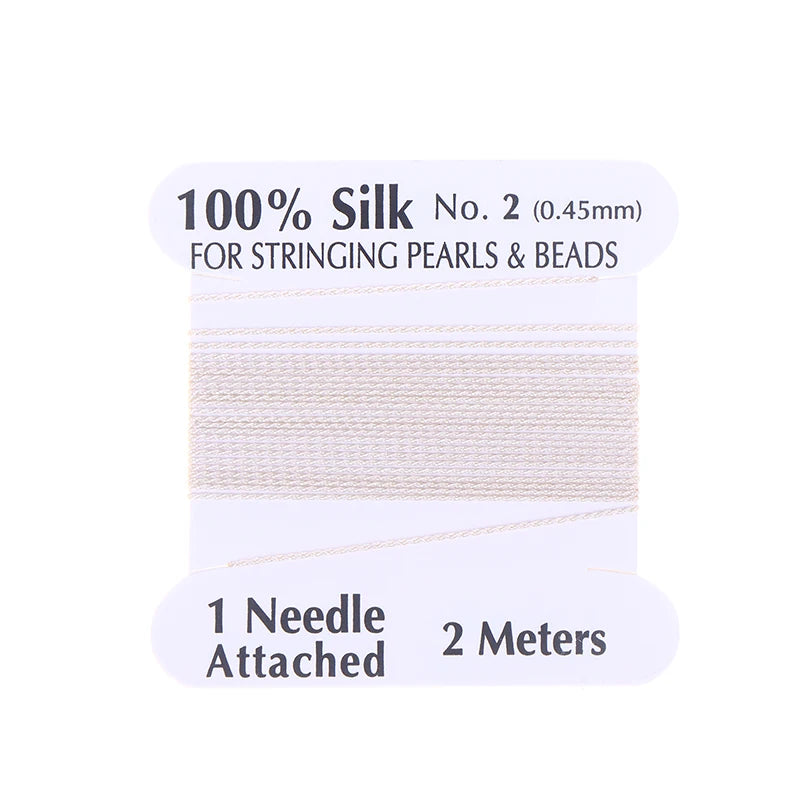 0.45mm Natural Silk Cord Rope – DIY Jewelry Making Thread Jewelry Making Cord Richie's Beige