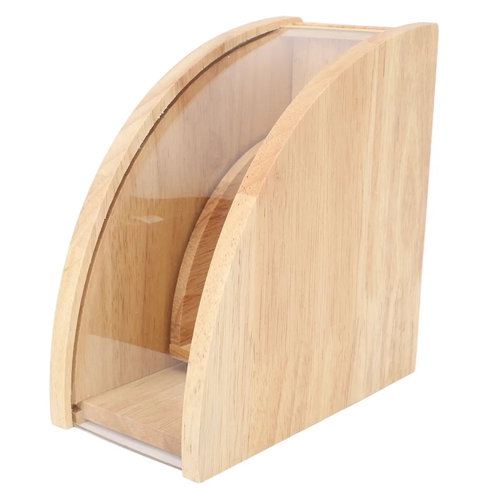 Solid Wood Coffee Filter Holder – Dustproof Storage Rack Coffee Filter Holder Richie's