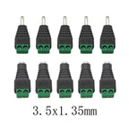 DC 3.5x1.35mm Power Connectors Male Female Screw Terminal Adapter 10pc DC Power Connector Richie's