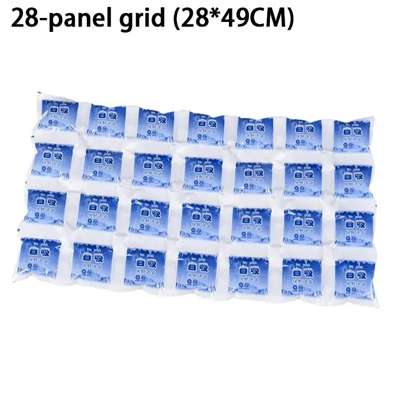 Reusable Gel Ice Pack 24/28 Grids – Cooler Bag for Food & Drinks Reusable Ice Pack Richie's A4