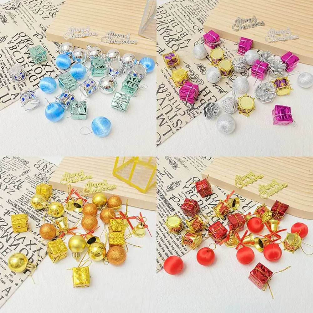 26/32 Pcs Multicolor Christmas Ornaments – Balls, Bells & Gift Boxes Christmas Ornament Set Richie's