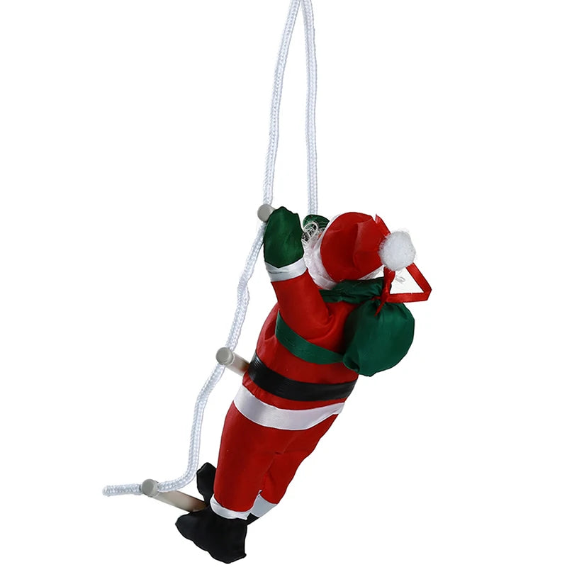 Santa Claus Climbing Ladder Christmas Hanging Decoration Doll Christmas Hanging Decoration Richie's Red One Person 4PCs