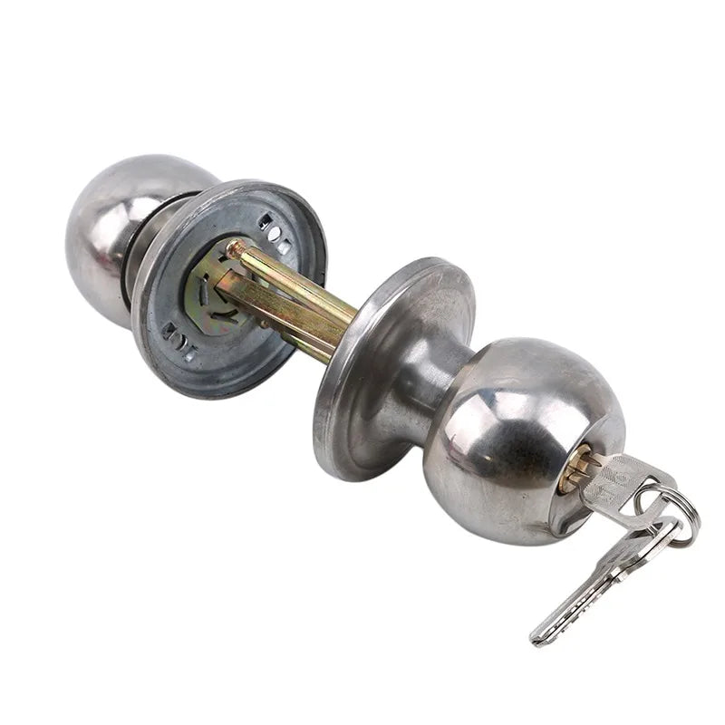 Aluminum Alloy Globe Door Knob Lock Set with Key Door Knob Lock Set Richie's