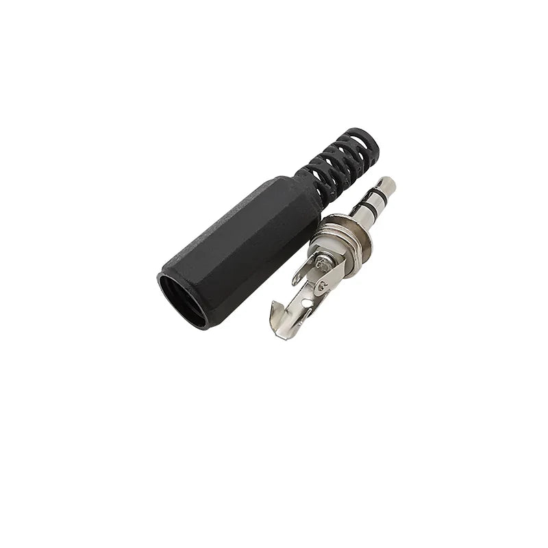 10Pcs 3.5mm Male Audio Plug 3-Pole TRS Stereo Connector DIY Audio Connector Plug Richie's