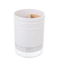 Cylindrical Cutlery & Chopstick Holder with Drain Design Utensil Storage Holder Richie's White