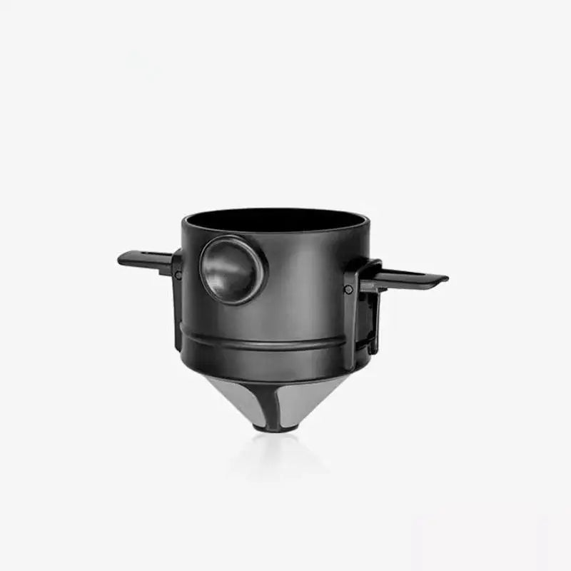 Portable Foldable Coffee Dripper – Reusable Mesh Filter Pour Over Coffee Dripper Richie's Black