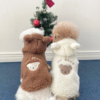 Cartoon Bear Plush Dog Hoodie with Hat – Warm Winter Pet Coat Pet Winter Hoodie Richie's