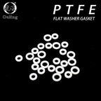 PTFE Teflon Flat Gasket Washer M4–M57 | 1–3mm Seal Ring PTFE Gasket Washer Richie's