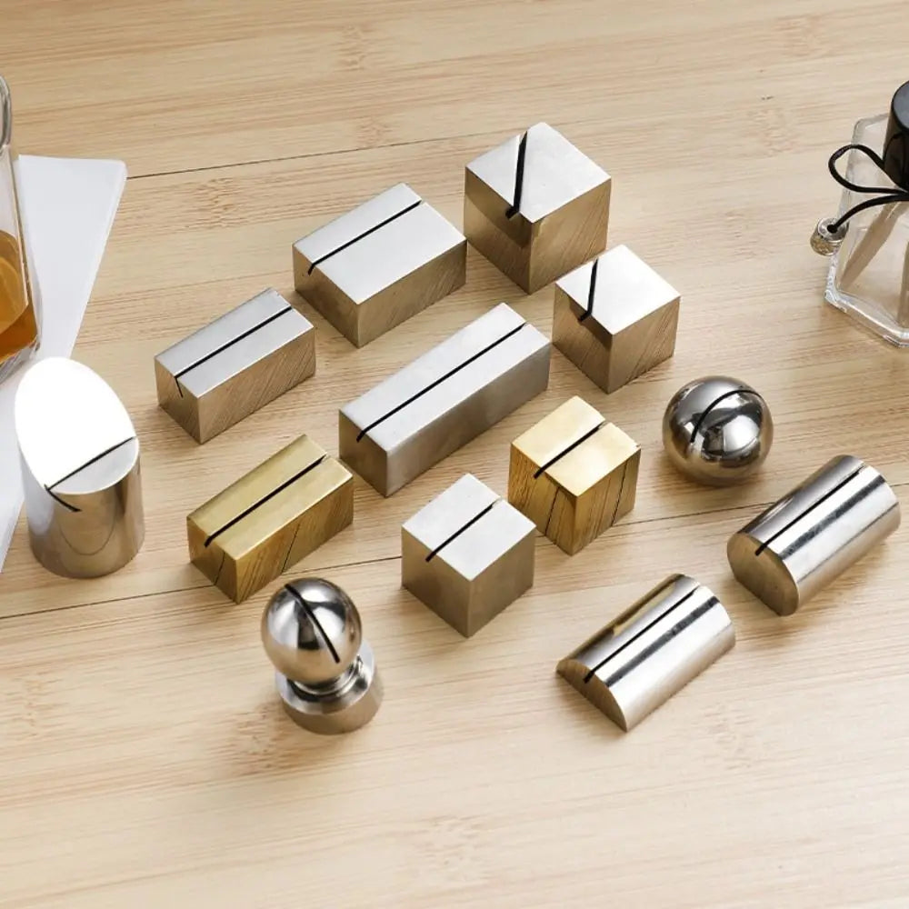 Stainless Steel Table Place Card & Menu Sign Holder Stand Place Card Holder Richie's