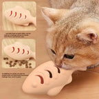Interactive Cat Treat Dispenser Toy – Fish-Shaped Silicone Feeder Cat Treat Dispenser Richie's