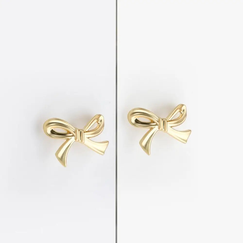 Zinc Alloy Bow Shape Drawer Handle Vintage Cabinet Pull Knob Cabinet Pull Knob Richie's