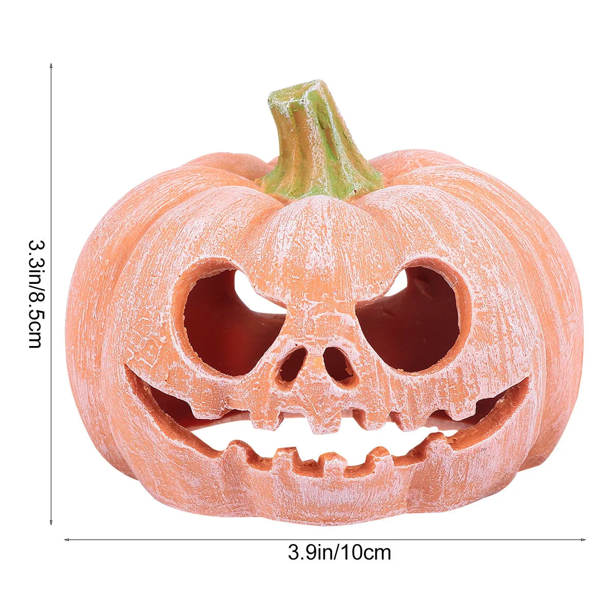 Pumpkin Resin Reptile Hide Cave – Lizards, Geckos & Snakes Reptile Hide Cave Richie's